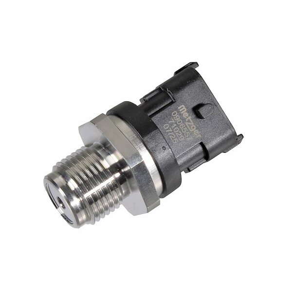 Fuel Pressure Sensor distributor pipe 3-pin METZGER for e.g. RENAULT LAGUNA