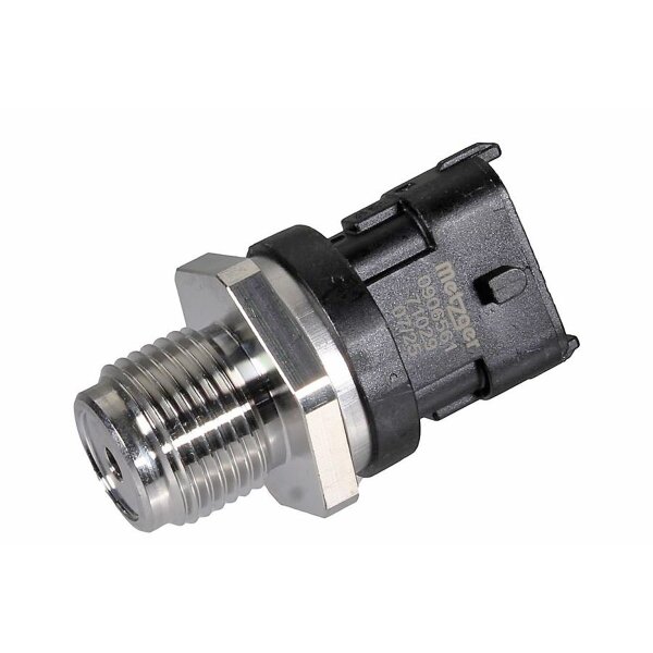 Fuel Pressure Sensor distributor pipe 3-pin METZGER for e.g. HYUNDAI i30