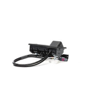 Tailgate Handle with microswitch plastic black METZGER for e.g. AUDI A6