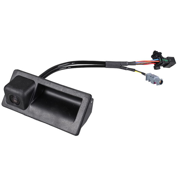 Tailgate Handle with microswitch plastic black METZGER for VW TOUAREG