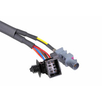 Tailgate Handle with microswitch plastic black METZGER for VW TOUAREG