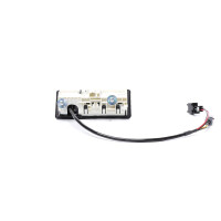 Tailgate Handle with microswitch plastic black METZGER for e.g. AUDI A6