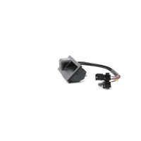 Tailgate Handle with microswitch plastic black METZGER for AUDI A3