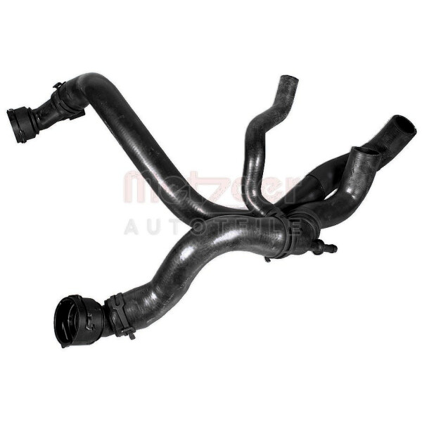 Radiator Hose left bottom METZGER IAM-Expertise suitable for e.g. SEAT LEON