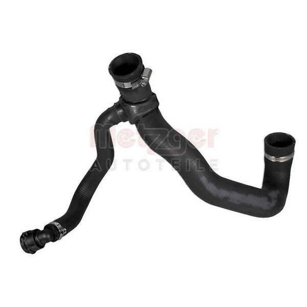Radiator Hose from expansion tank to water pump METZGER for e.g. BMW 1 Series