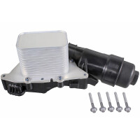 Oil Filter Housing without Oil Filter with Screws METZGER...