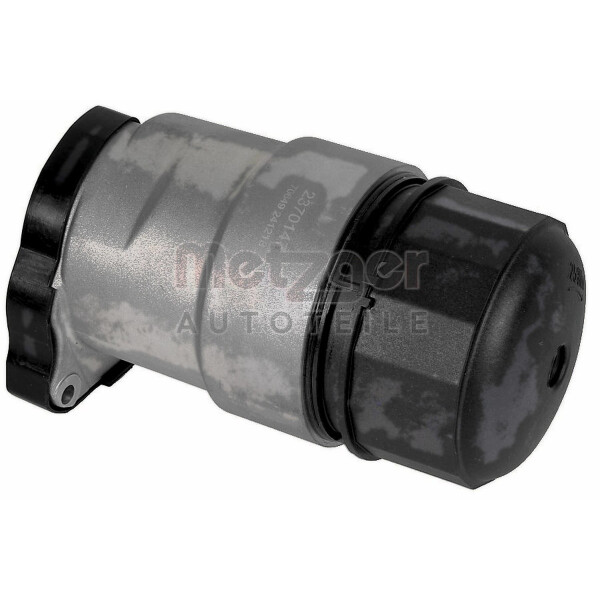 Housing Oil Filter Housing no oil filter with Sealing Ring METZGER for JAGUAR