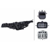 Headlight right 12 V LED HELLA suitable for e.g. TOYOTA...