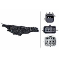 Headlight left 12 V LED HELLA Lighting Expertise suitable...