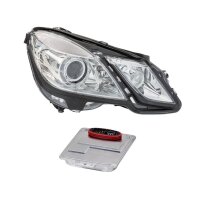 Headlight right 12 V LED halogen HELLA for e.g....