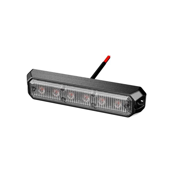 Flash Beacon 24 V LED red HELLA universally applicable for various vehicles