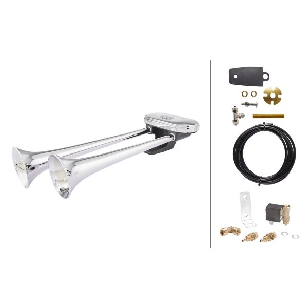 Fanfare 24 V 20 W 116 dBA Tweeter HELLA universal for various vehicles