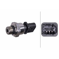 Sensor Exhaust Pressure screw connection 3-pin HELLA for...