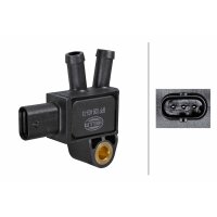 Sensor Exhaust Pressure Flange Mounting 3-pin HELLA for...