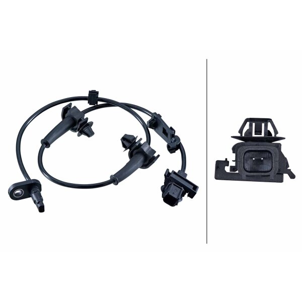 Wheel Speed Sensor 2-pole Hall sensor 685 mm cable HELLA for HONDA CIVIC