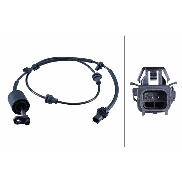 Wheel Speed Sensor 2-pole Hall sensor 995 mm cable HELLA for HONDA