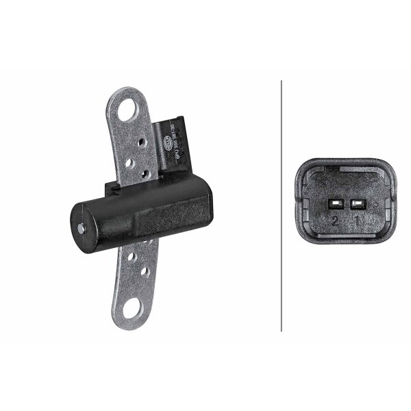 Impulsgeber Kurbelwelle Hallsensor 2-polig HELLA für u.a. RENAULT KANGOO