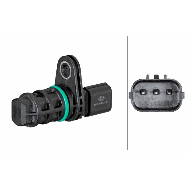 Impulsgeber Kurbelwelle Hallsensor 3-polig HELLA für u.a. CHEVROLET CAPTIVA