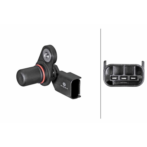 Impulsgeber Kurbelwelle Hallsensor 3-polig HELLA für u.a. CHRYSLER 300C