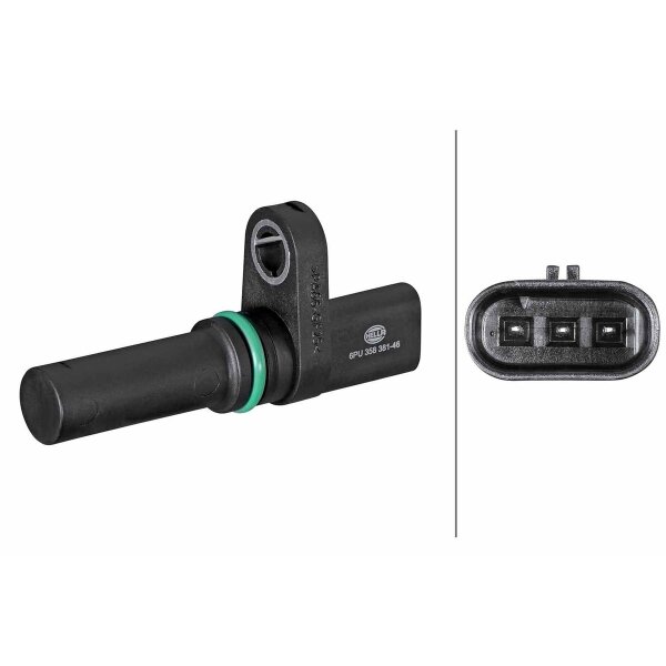 Sensor Crankshaft Pulse Hall sensor 3-pin HELLA for FORD TRANSIT and others