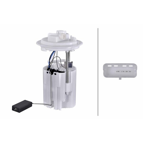 Fuel Feed Unit electric 4-pin HELLA suitable for e.g. ALFA ROMEO 159