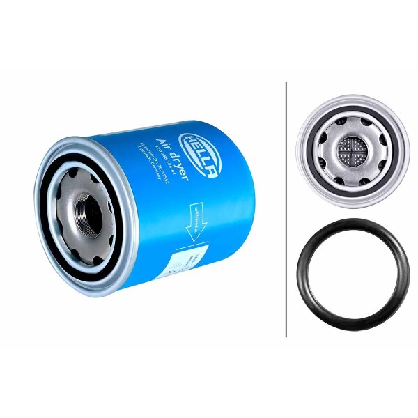 Air Dryer Cartridge Compressed Air System M39x1.5-6H Ø 110 mm HELLA for MAN TGS