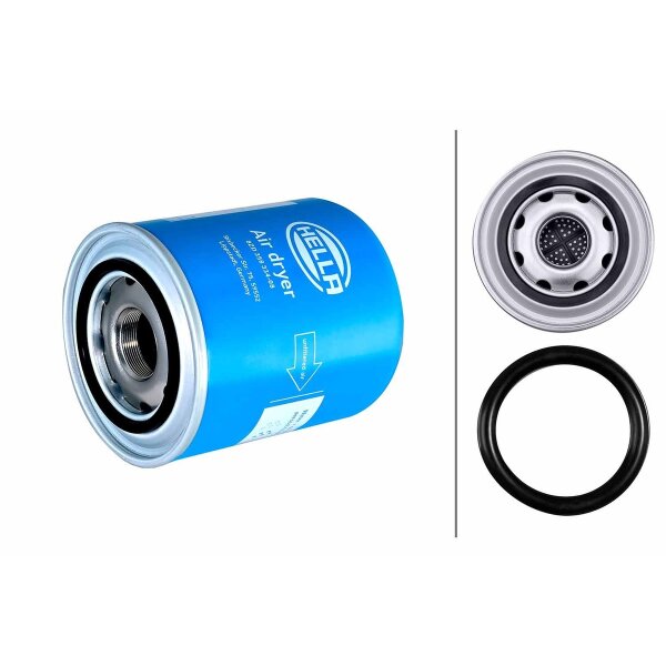 Air Dryer Cartridge Compressed Air System M39x1.5-6H Ø 98.5 mm HELLA for DAF CF