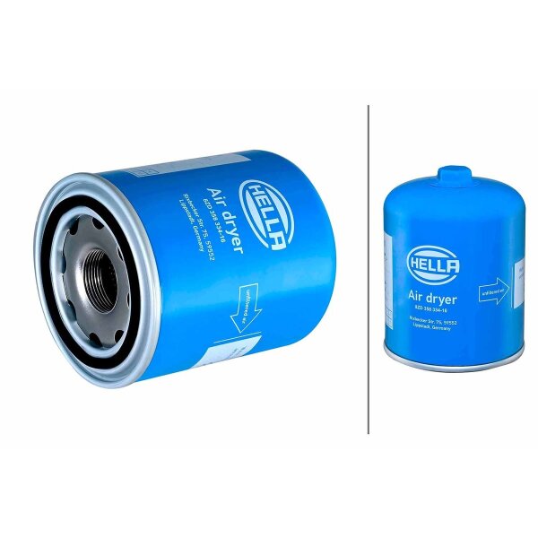 Lufttrocknerpatrone mit Filter G1,1/4"-11 Ø 110 mm HELLA für u.a. SCANIA R II