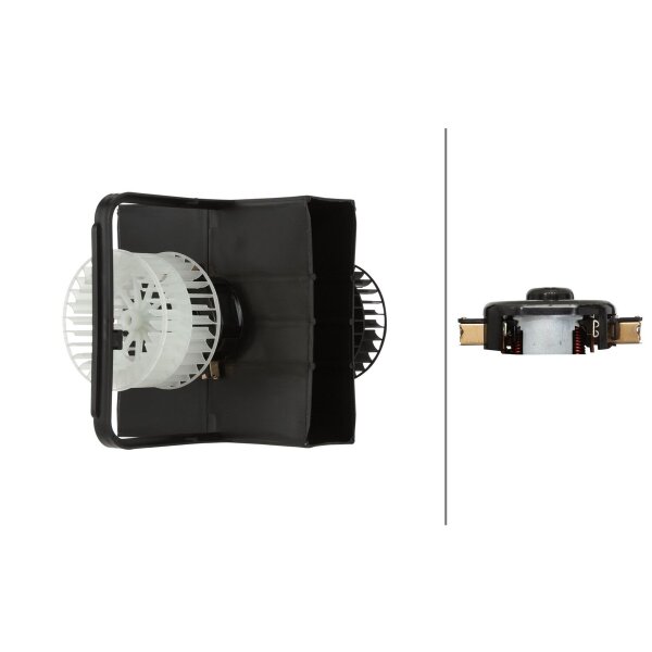 Innenraumgebläse 24 V 216 W 2-polig HELLA passend für u.a. MAN F90