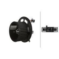 Interior Blower 12 V 240 W 2-pole HELLA suitable for e.g....