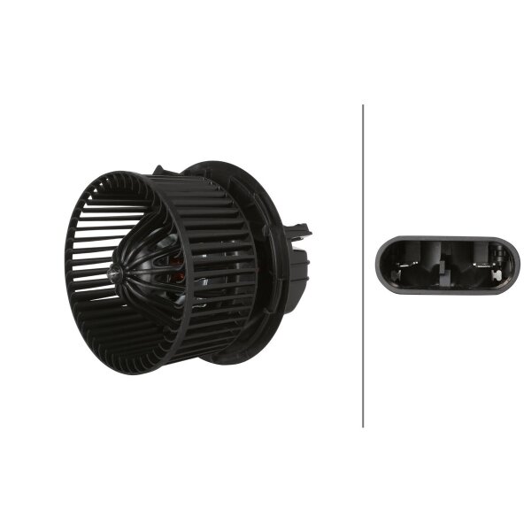 Innenraumgebläse 12 V 228 W 2-polig HELLA für u.a. DACIA SANDERO