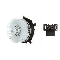 Interior Blower 12 V 504 W 2-pole HELLA for MERCEDES-BENZ...