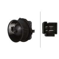 Interior Blower 13.5 V 237 W 4-pole HELLA suitable for...