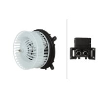 Interior Blower 12 V 468 W 2-pole HELLA for MERCEDES-BENZ...