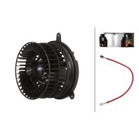 Interior Blower 12 V 318 W 2-pole HELLA for MERCEDES-BENZ...
