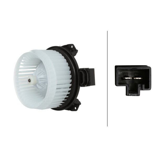 Innenraumgebläse 12 V 204 W 2-polig HELLA für u.a. SUZUKI SX4