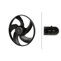 Engine Cooling Fan 12 V 108 W 2-pole HELLA for...