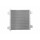 Air Conditioning Condenser without Dryer Cooling Tubes parallel HELLA for DAF XF