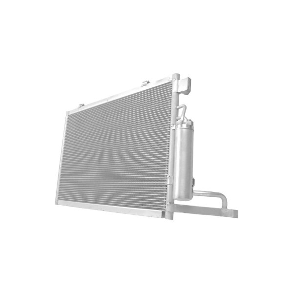 Condenser Air Con with dryer cooling pipes parallel HELLA for e.g. FORD FIESTA