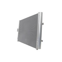 Condenser Air Con with dryer cooling pipes parallel HELLA...