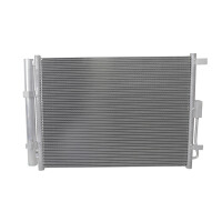 Condenser Air Con with dryer cooling pipes parallel HELLA for HYUNDAI i30