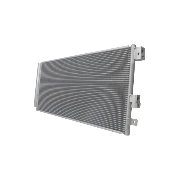 Condenser Air Con with dryer cooling pipes parallel HELLA for e.g. OPEL CORSA