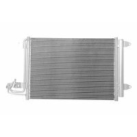 Air Conditioning Condenser with Dryer Cooling Tubes parallel HELLA for VW CADDY