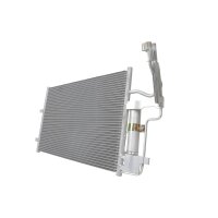 Condenser Air Con with Dryer Cooling Tubes parallel HELLA...