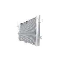 Condenser Air Con with dryer cooling pipes parallel HELLA...