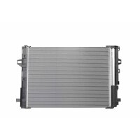 Condenser Air Con with dryer cooling pipes parallel HELLA for e.g. MB B-CLASS