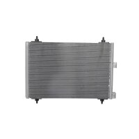 Condenser Air Con with dryer Cooling pipes parallel HELLA for CITROËN XSARA