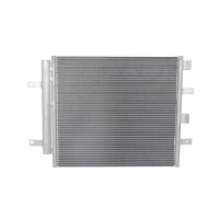 Air Conditioning Condenser with Dryer Cooling Tubes parallel HELLA for JAGUAR XK