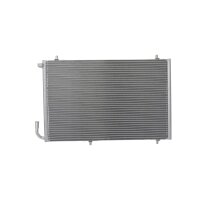 Kondensator Klimaanlage ohne Trockner Kühlrohre parallel HELLA für PEUGEOT 206+