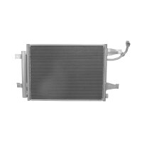 Condenser Air Con with dryer pipes parallel HELLA for...